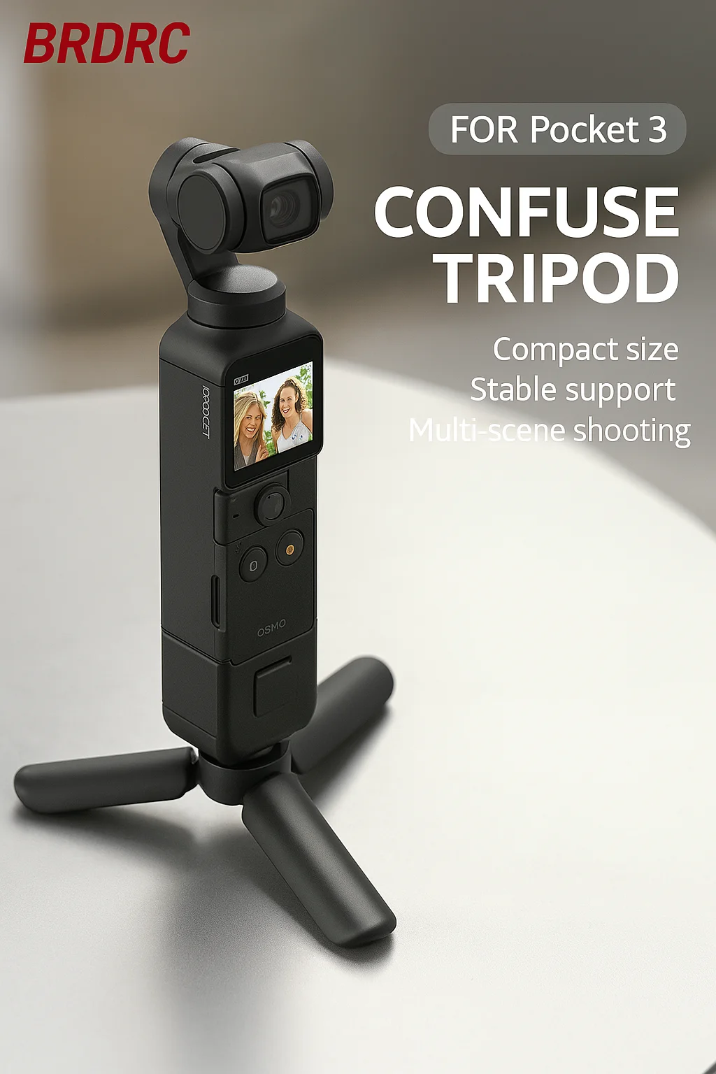 Фото Мини-штатив для OSMO Zhiyun Feiyu GoPro, универсальное крепление для камеры, винт 1/4, складной портативный держатель для DSLR Action Cam №3