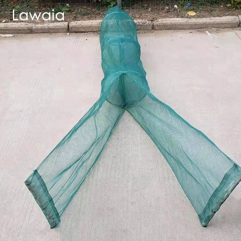 

Lawaia маленькая рыболовная сеть, клетка, ловушка для рыбы, сеть-краб, тролбовый лобстер, рыбные садки 1 м, длина хвоста, рыболовные инструменты и оборудование