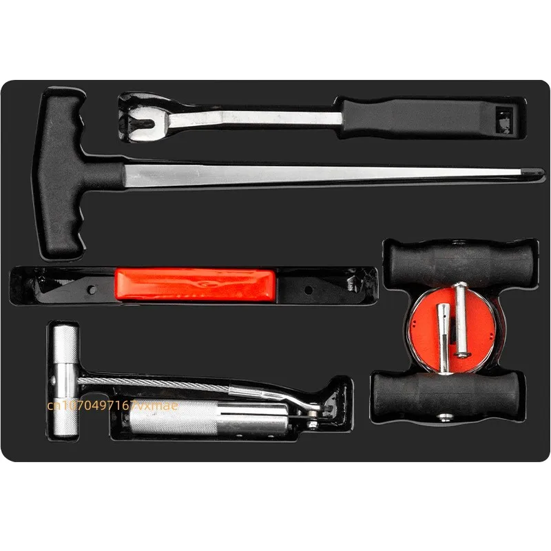 

7 Pcs Set Automobile Windshield Wire Rope Saw Broach Handle Remover Tools