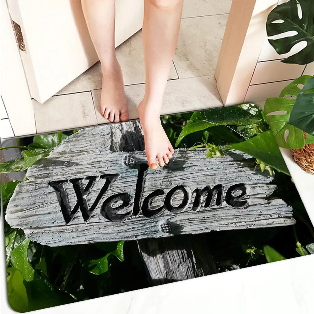 Добро пожаловать домашние обои кухонный коврик ковер для спальни гостиной