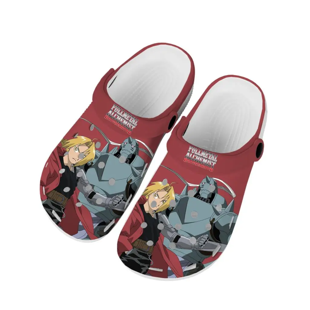 

Cartoon Fullmetal Alchemis Edward Elric Home Clogs Custom Water Shoes Mens Womens Teenager Shoe Garden Clog Beach Hole Slippers