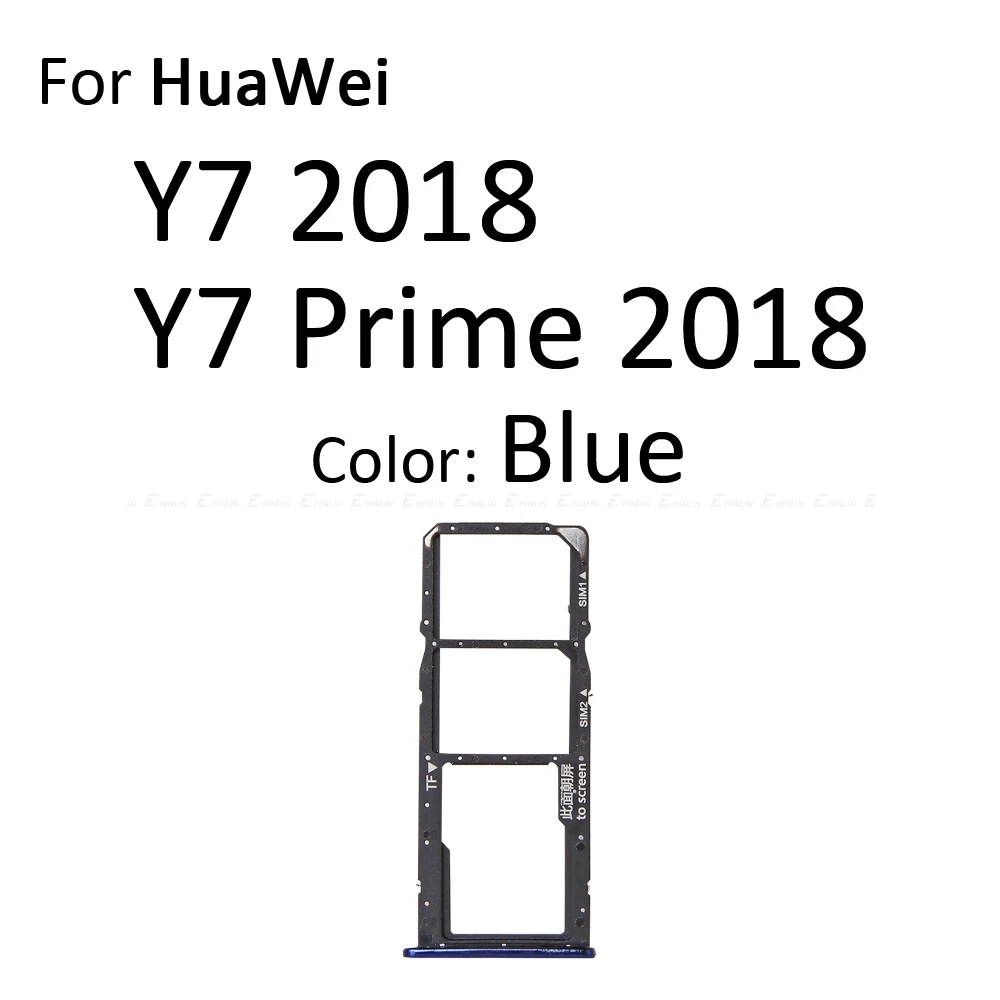 Держатель гнезда для SIM-карты Micro SD слот чтения лотков HuaWei Y7 Prime 2018 2017