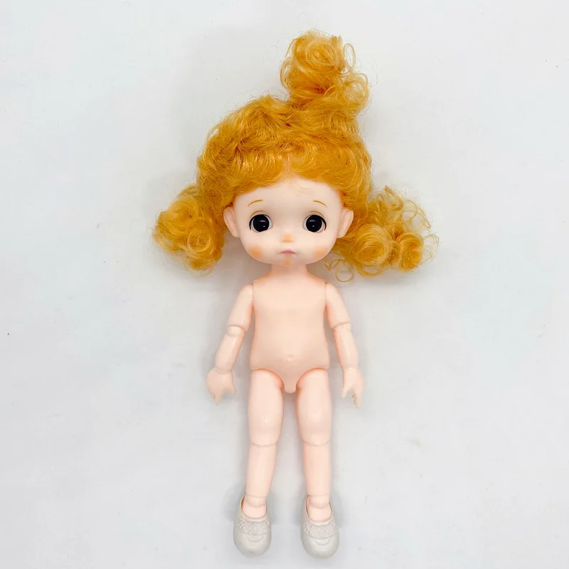 Новая кукла BJD 16 см 13 суставов подвижная 6-дюймовая телесного цвета с объемными