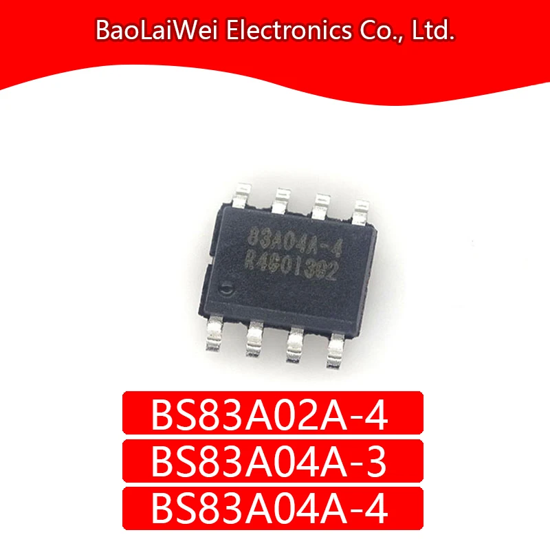 

500 шт. BS83A02A-4 BS83A04A-3 6SOT23 8SOP 10MSOP IC чип электронные компоненты интегральные схемы сенсорная клавиша Flash MCU