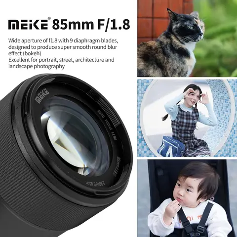 Объектив Meike 85mm F1.8 Pro для камер Nikon Z и Sony E