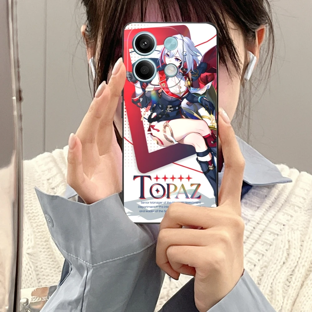 Чехол Honkai для Xiaomi Redmi Note 13 12 11 10 9 8 7 6 S A Pro Lite Plus