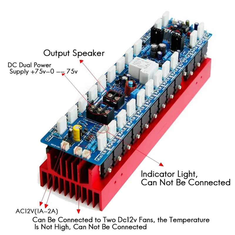 Плата моноусилителя мощности 1500 Вт плата высокой ttтемпература 5200/ 12 пар модуль