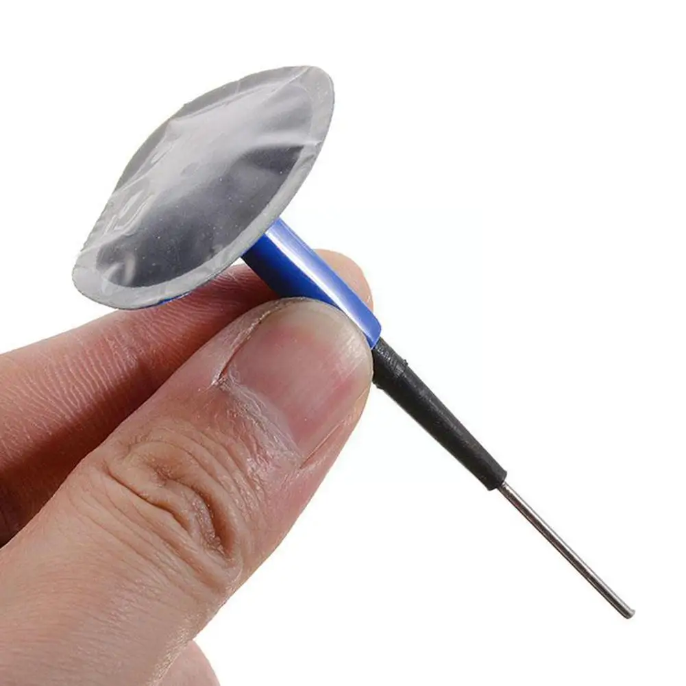 

New 1pcs Steel Needle Car Tire Cold Film Mushroom Nail Car Repair Wheel Repair Film Accessories Parts U9j4