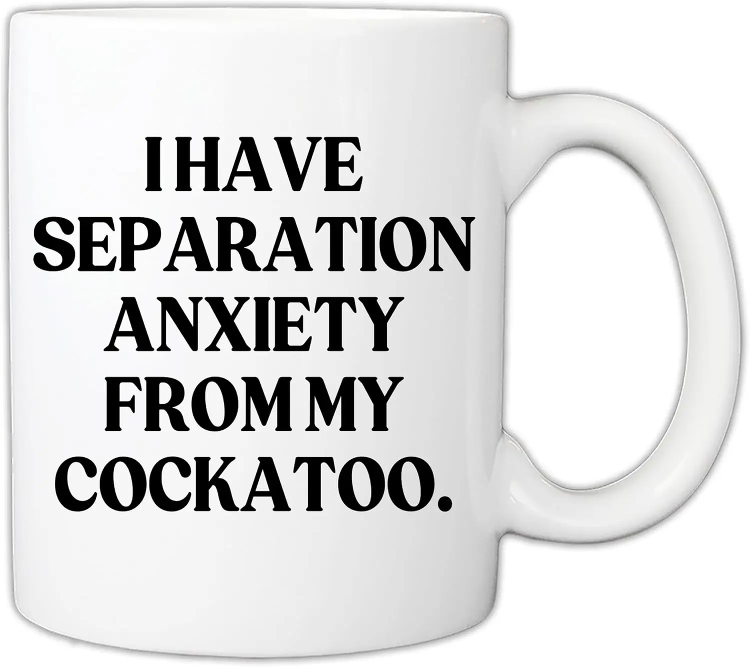 Подарок для владельцев Какаду-Забавный я разделяю беспокойство от любимого