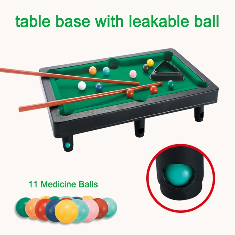 

Tabletop Billiards, Mini Desktop Pool Table, Snooker Toy Game Set, Parent-Child Interaction Children Educational Toys N58B