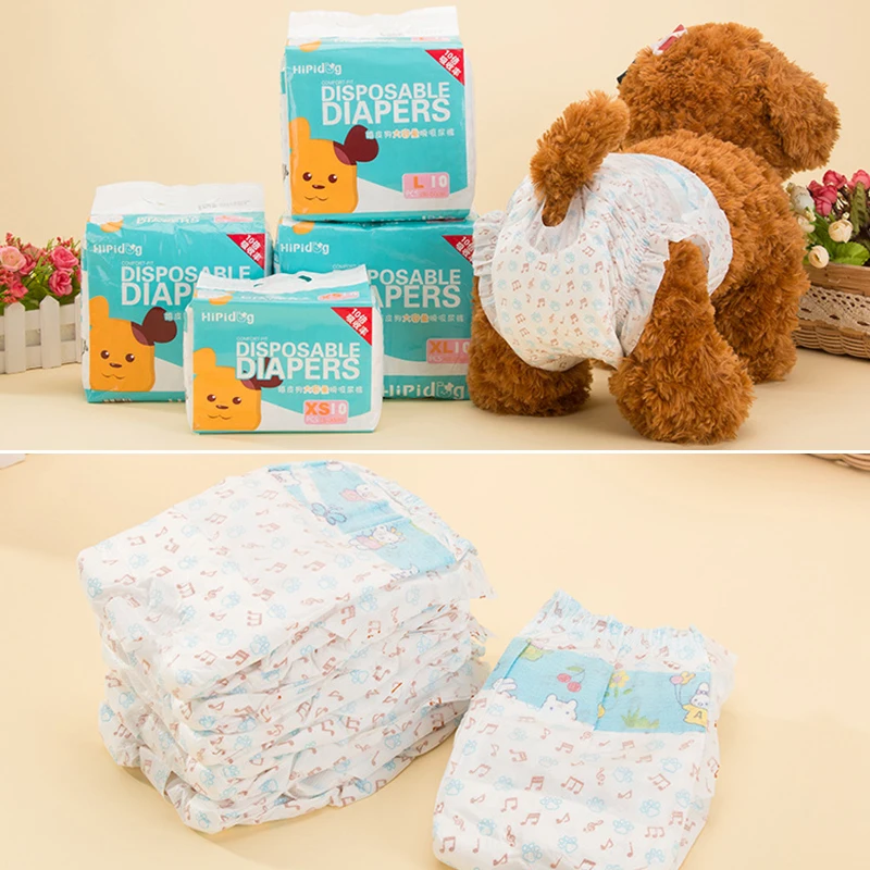 

Physiological Leakproof Pet Nappies Dogs Female Disposable Dog Diapers Pants Pet Diapers Puppy For Super Dog Absorption