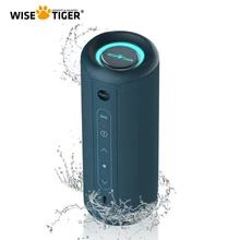 WISETIGER Bluetooth Speaker Portable Bass Boost Speaker Outdoor IPX7 Waterproof High Quality Sound HD stereo surround for Home