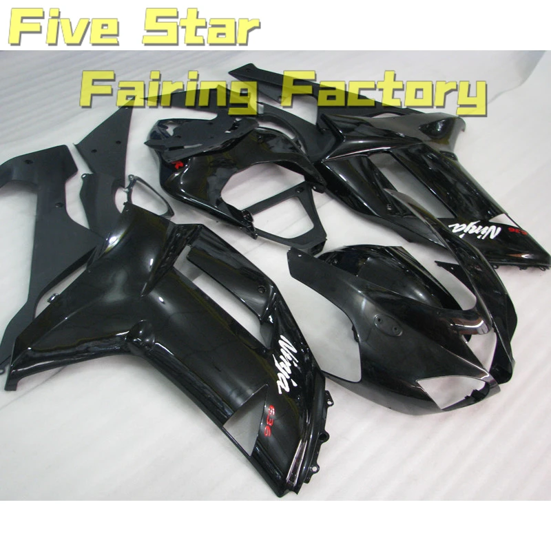 

Комплект обтекателей для мотоцикла Kawasaki Ninja ZX6R 636 2007 2008 ZX 6R, литьевая форма для кузова, высококачественный глянцевый черный чехол