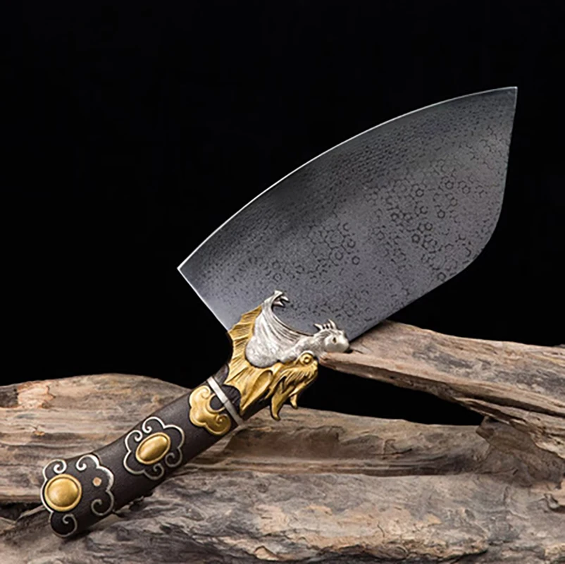 8 3-дюймовый нож ручной работы с медной ручкой 67 слоев дамасской стали VG10