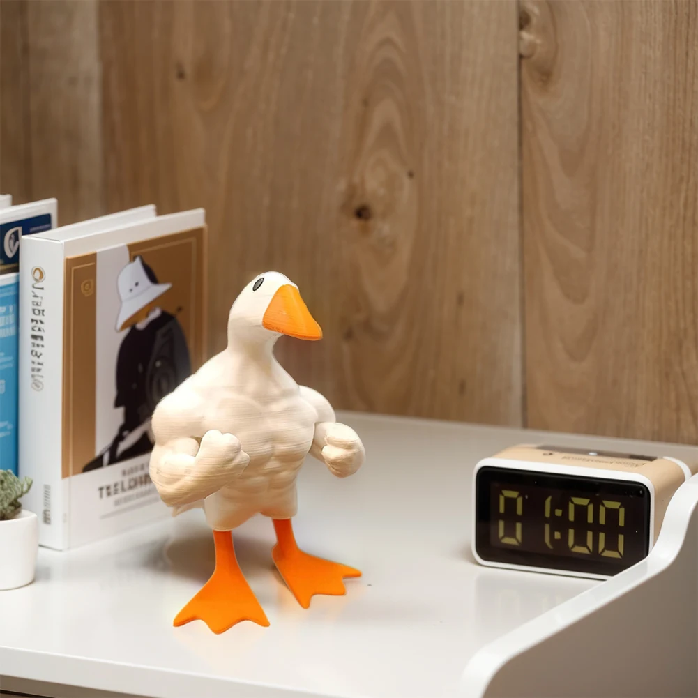 Магнитный держатель для ключей в виде гуся мышечная статуя утки орнамент