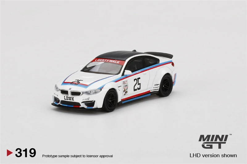 

MINI GT 1:64 BMW M4 IMSA LHD модель автомобиля из белого сплава