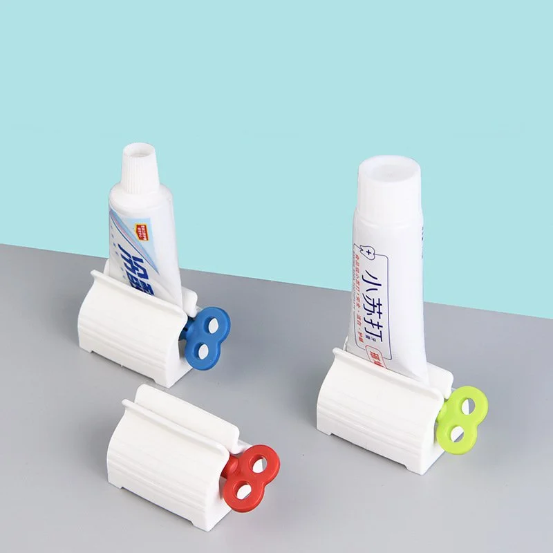 

Toothpaste Squeezer Dispenser Toothpaste Holder Manual Squeezing Punch-free Space Saving Home Bathroom Toothpaste Organizer Base