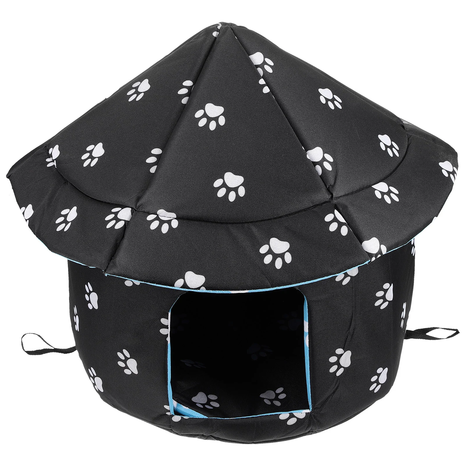 

Pet Bed Cat House Outdoor Weatherproof Warm Shack Sleeping Fabric Cold Days Nest Home Shelter