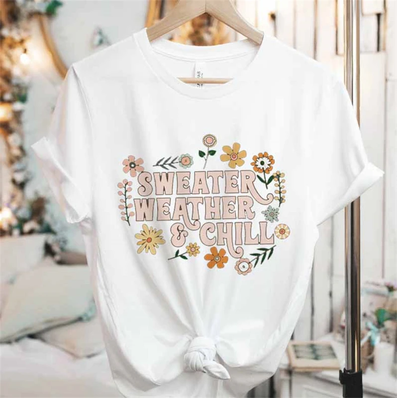 

Clothing Fashion Women's Sweet Fashion Letter Pattern T-shirt Printing Summer Round Neck Cute T-shirt Short Sleeve Top T-shirt.