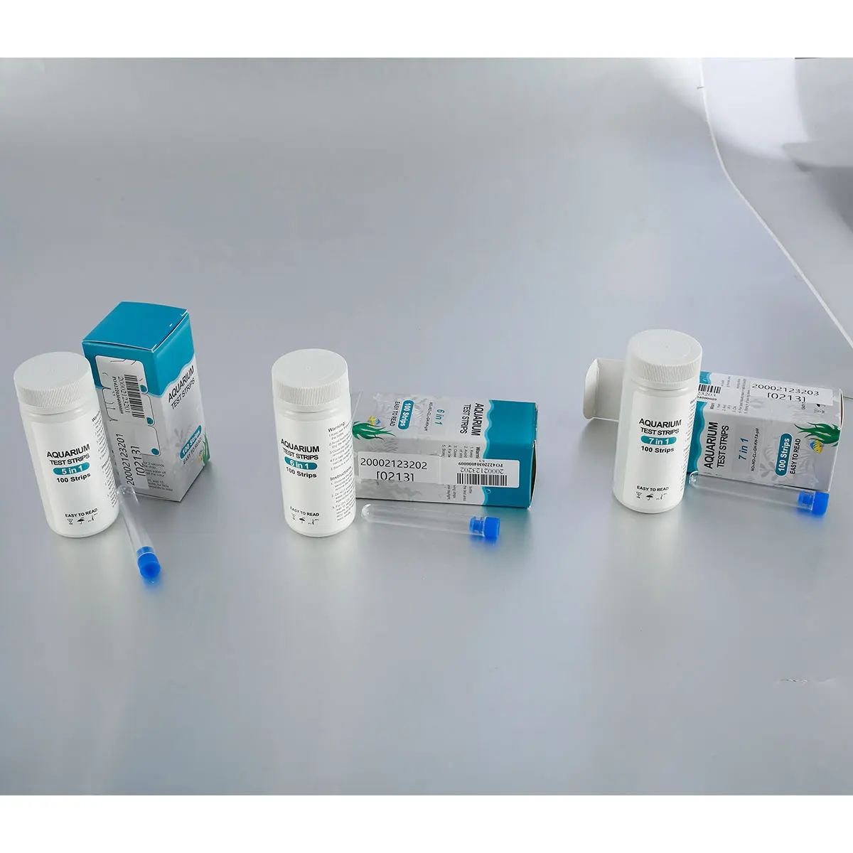 

NEW 100Pcs Aquarium Test Strips 7 in 1 Fish Tank Test Kit Freshwater Saltwater Aquarium Water pH Test Strips Kit for Total