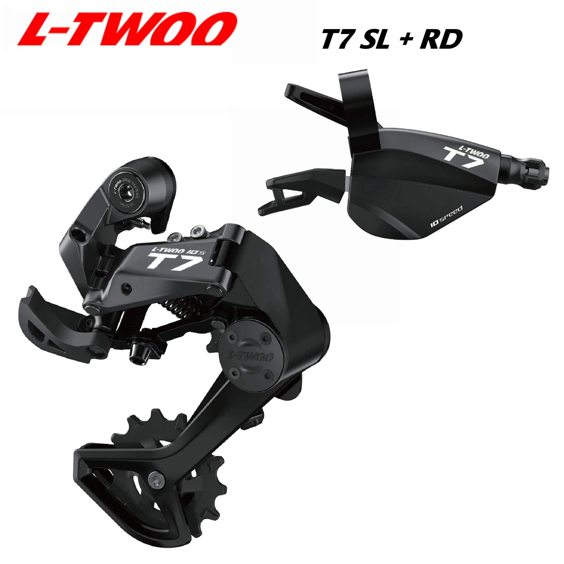 

Новинка! LTWOO T7 1x1 0 скоростной двухсторонний переключатель передач + стабилизирующий амортизирующий задний переключатель длиной 82 мм, 10 s