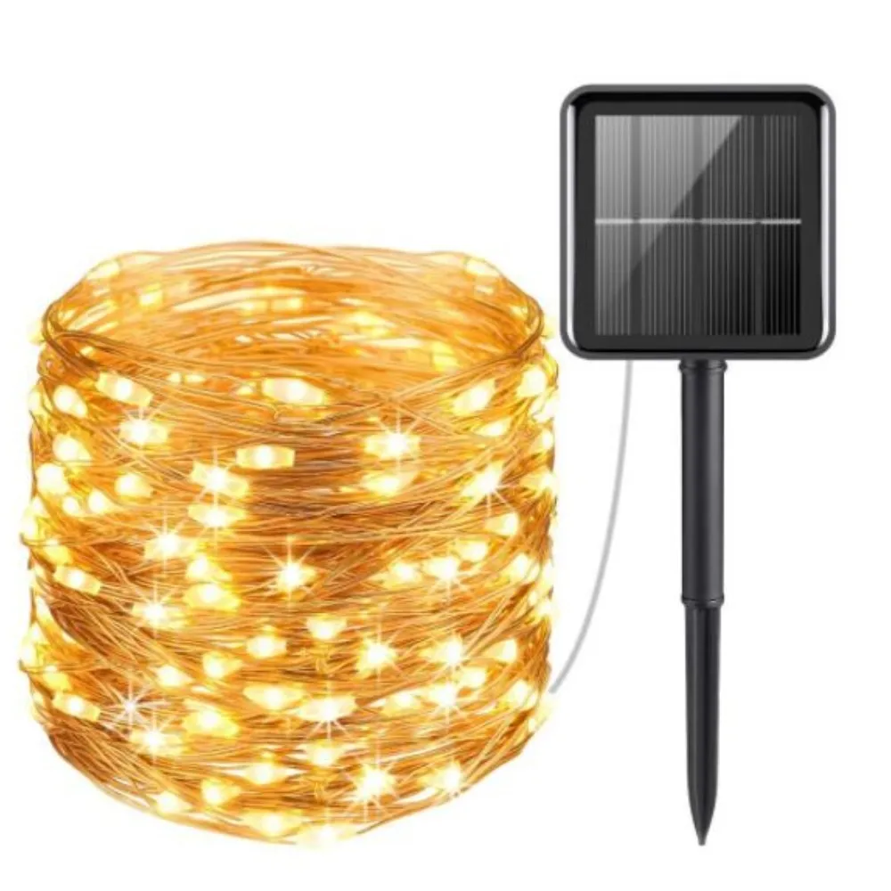 50/100/200/300 LED Solar Light Outdoor Lamp String For Holiday Christmas Halloween Party Waterproof Fairy Lights Garden Garland