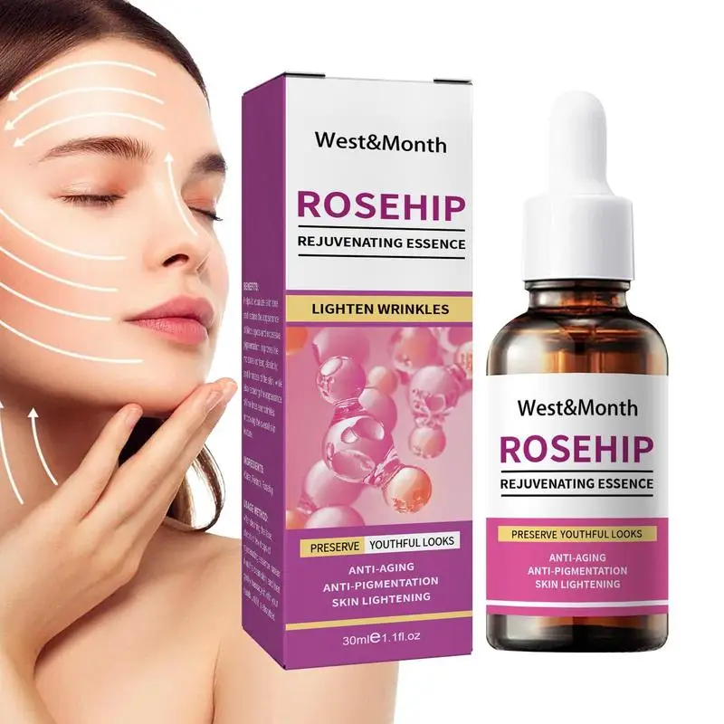 

Rosehip Oil 30ml Natural Ordinary Rosehip Oil for Face Firming Facial Skin Care Serums Moisturizer Face Oil Reduce Sun Damage