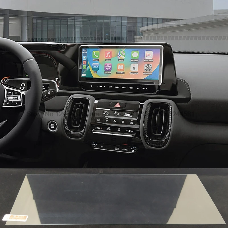 

Защитная пленка из закаленного стекла для Kia Sonet 2024, 10,25 дюйма, автомобильная развлечения, GPS-навигация, мультимедийный ЖК-экран, защитная пленка