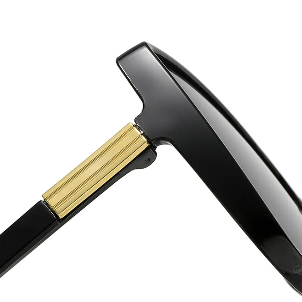 Солнцезащитные очки кошачий глаз в большой оправе с защитой UV400