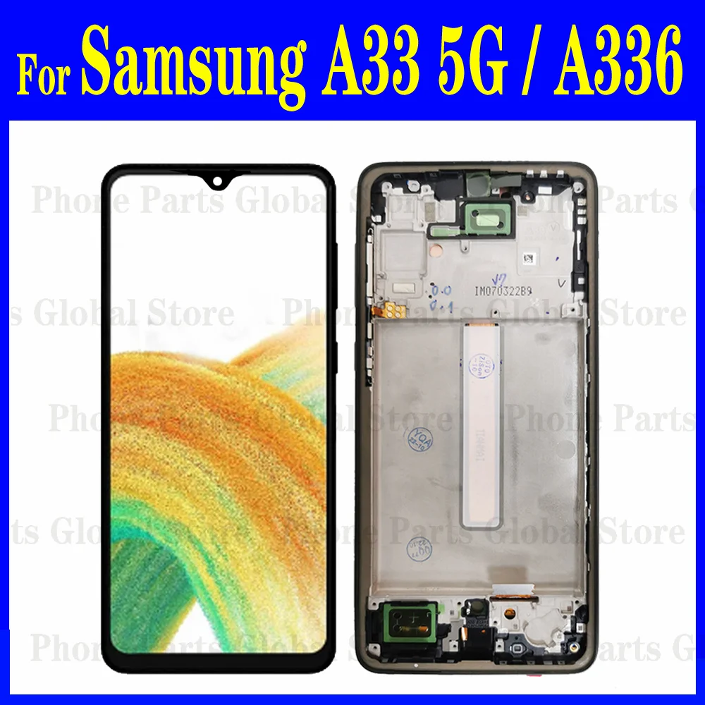 Incell ЖК-дисплей для Samsung Galaxy A33 5G SM-A336B/DSN A336E/DS A336 с рамкой экрана сенсорный