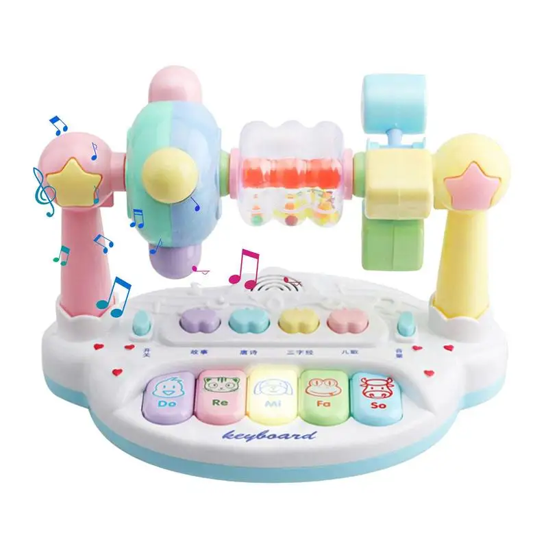 

Baby Keyboard Piano Toy Electronic Musical Instrument Toy Kids Musical Developmental Early Educational Toys With Lights Gifts