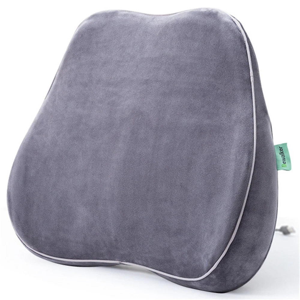 

Memory Foam Seat Cushion Heatable Winter Back Warming Pad Temperature Adjustable Soft Breathable Lumbar Spine Support Cushion