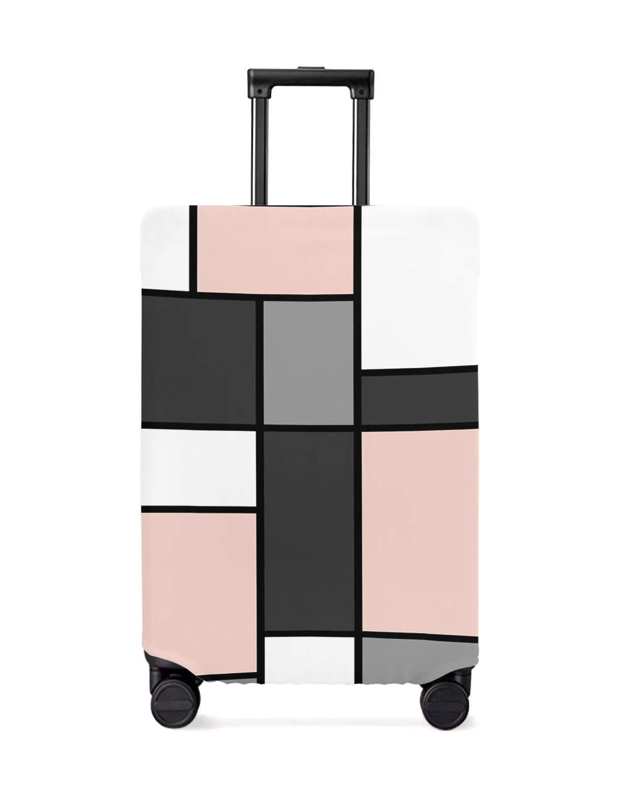 

Geometry Pink Abstract Travel Luggage Cover Elastic Baggage Cover For 18-32 Inch Suitcase Case Dust Cover Travel Accessories
