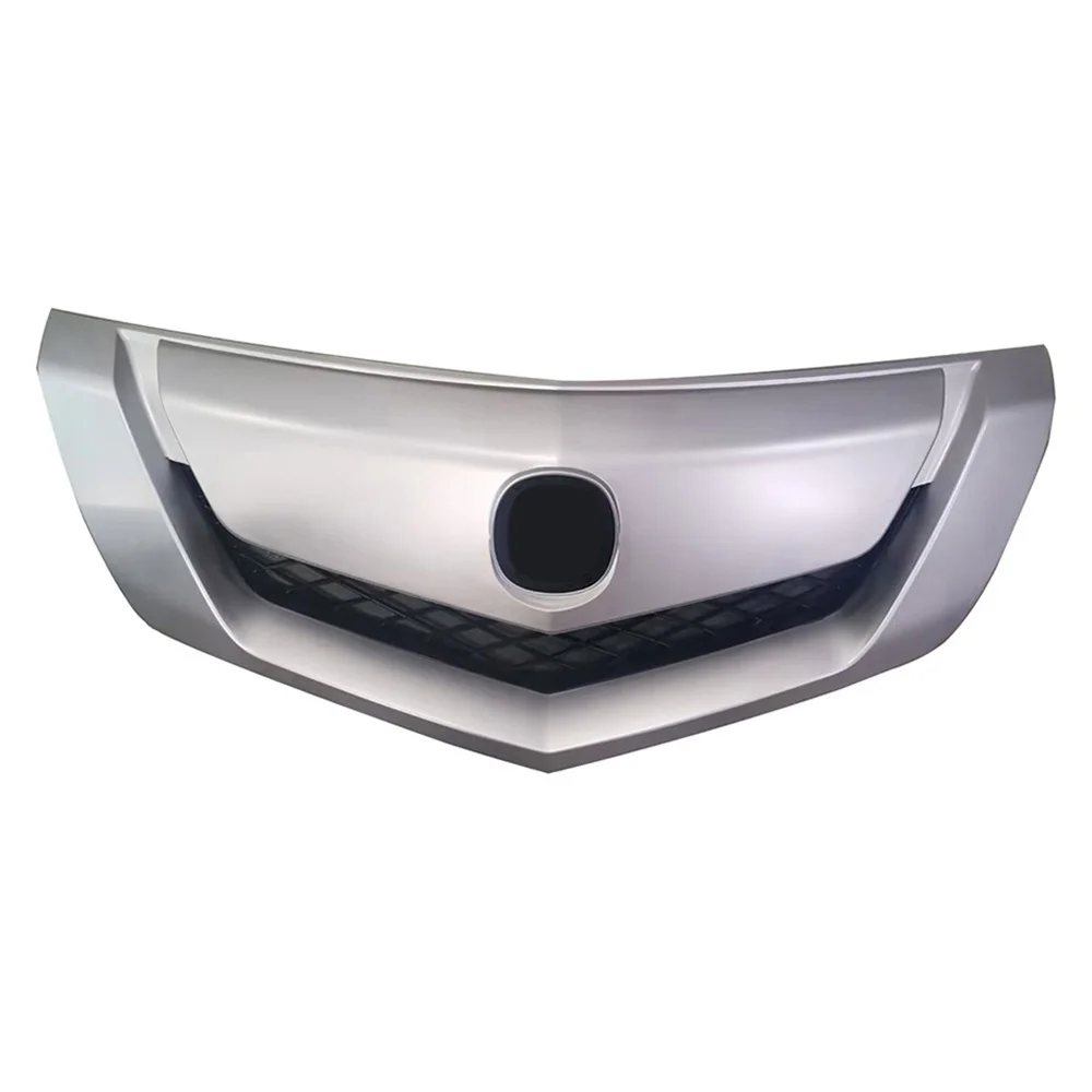 Для Honda Acura TL 2009 2010 2011 серебристый с атласной отделкой гоночный гриль