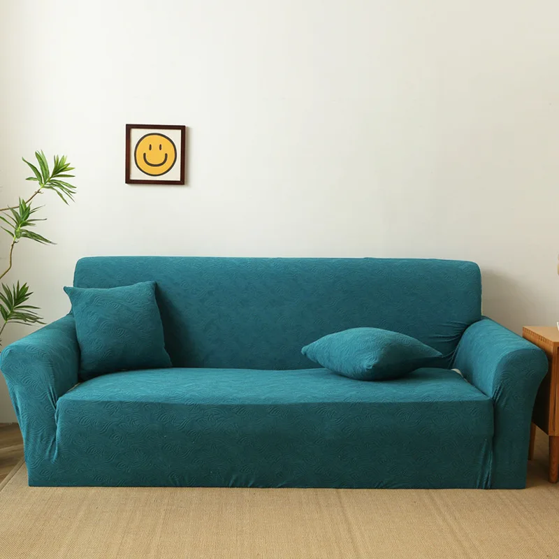 

Однотонный комбинированный чехол для дивана для гостиной, эластичный чехол для угловой кушетки, полноразмерный чехол для кресла на 1/2/3/4 сид...
