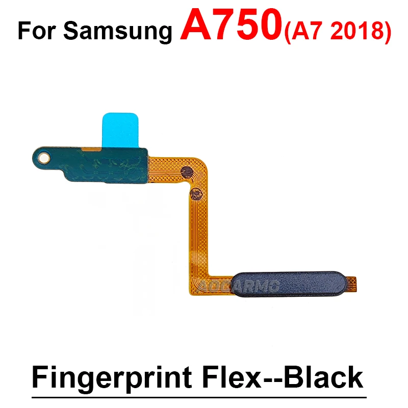 Для Samsung Galaxy A7 2018 A750 отпечаток пальца гибкий кабель Ремонт Запасные части