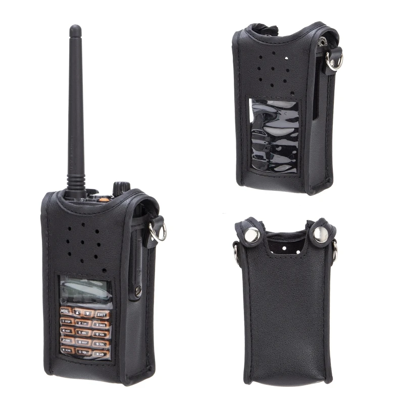 

Leather Cases Covers Bags Compatible with UV-9R BF-A58 BF-9700 GT-3WP UV-XR UV-5S UV9R Two Way Radio Cases
