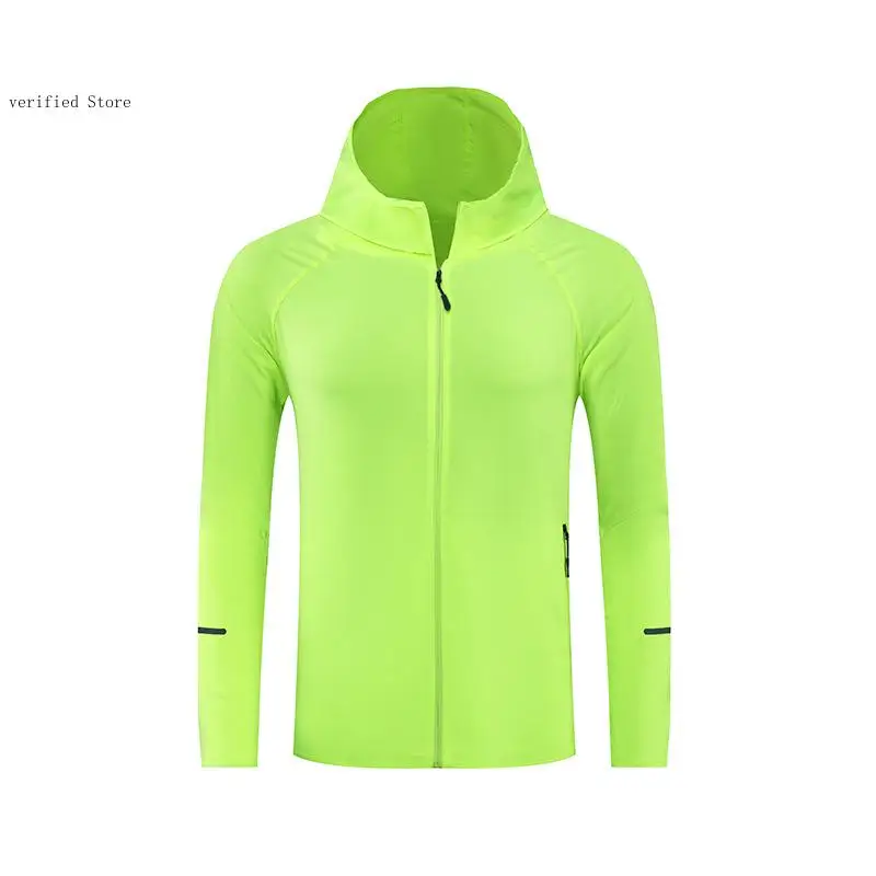 Осенняя повседневная одежда для бега тонкая спортивная флуоресцентная лампа с