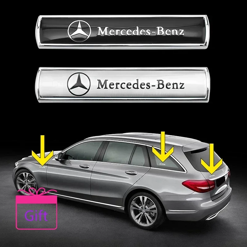 

2 шт. металлическая наклейка на автомобиль, эмблема, наклейка для Mercedes Benz AMG GLE GLS CLS GLC CLA GLA GLK C197 R231 W167 W247 W246 CLK