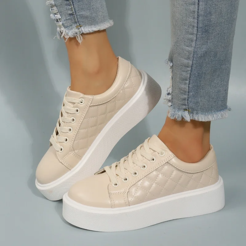 

Platform Sports Shoes Girls Flats Luxury Designer Shoes Women's Sneakers 2023 New Chunky White Casual Tennis Female кроссовки