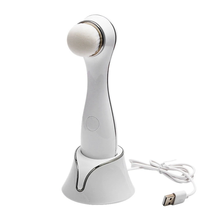 

Electric Facial Cleansing Brush Waterproof Face Wash Brush,For Deep Cleansing, Skin Care Silicone Cleansing Brush