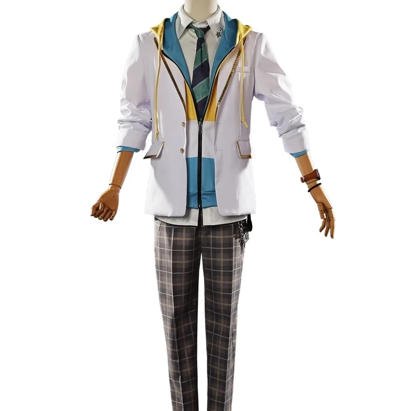 CosKeKe Kyo Kaneko Косплей Аниме Vtuber Nijisanji ILUNA Костюм Модная Униформа Мужской Полный