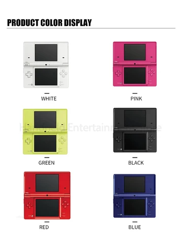 Оригинальная игровая консоль DSI для Nintendo NDSI, ретро портативная игровая консоль с картой R4 и TF-картой