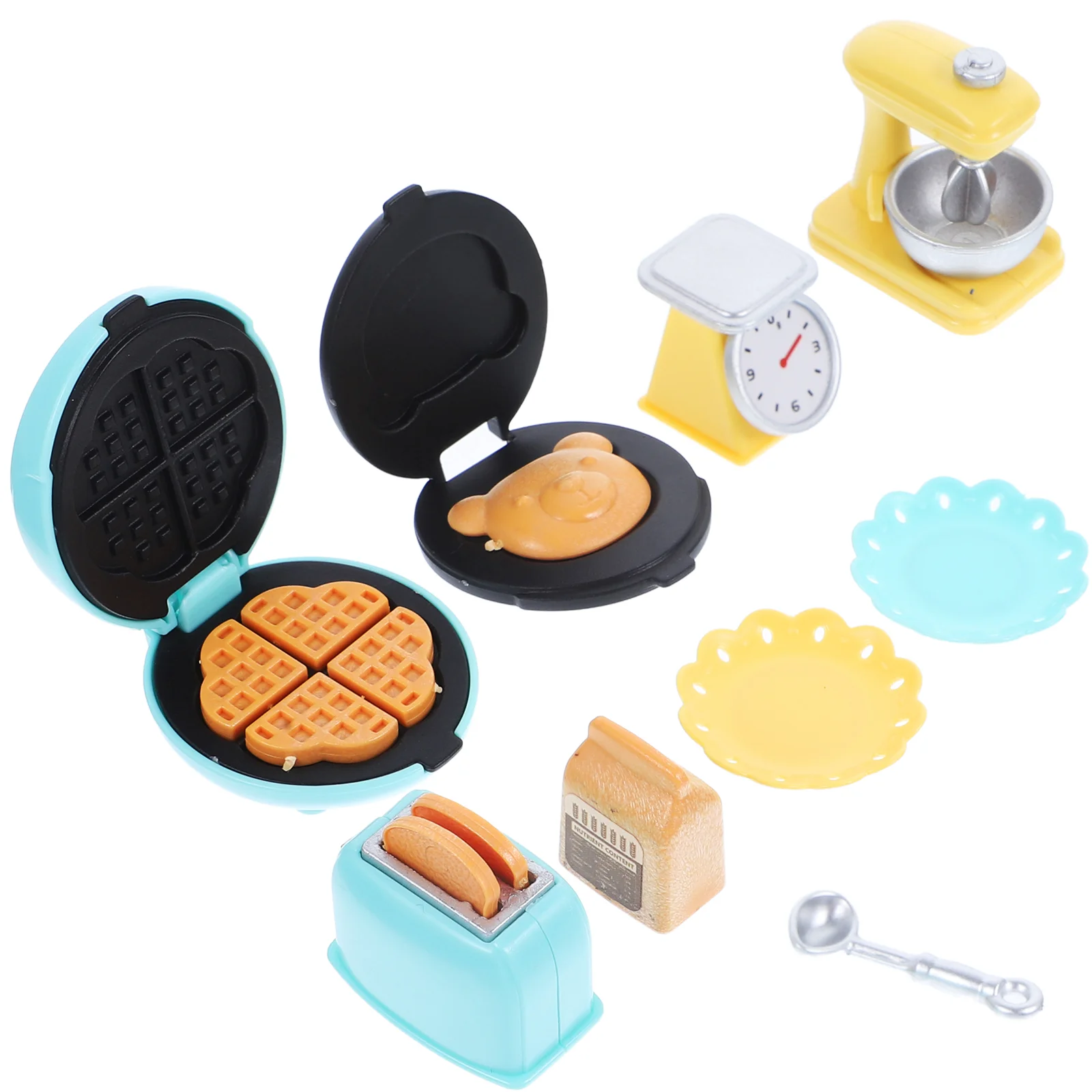 

Dollhouse Cooker Miniature Kit Toy Layout Accessory Simulated Kitchenware DIY Baking Toys