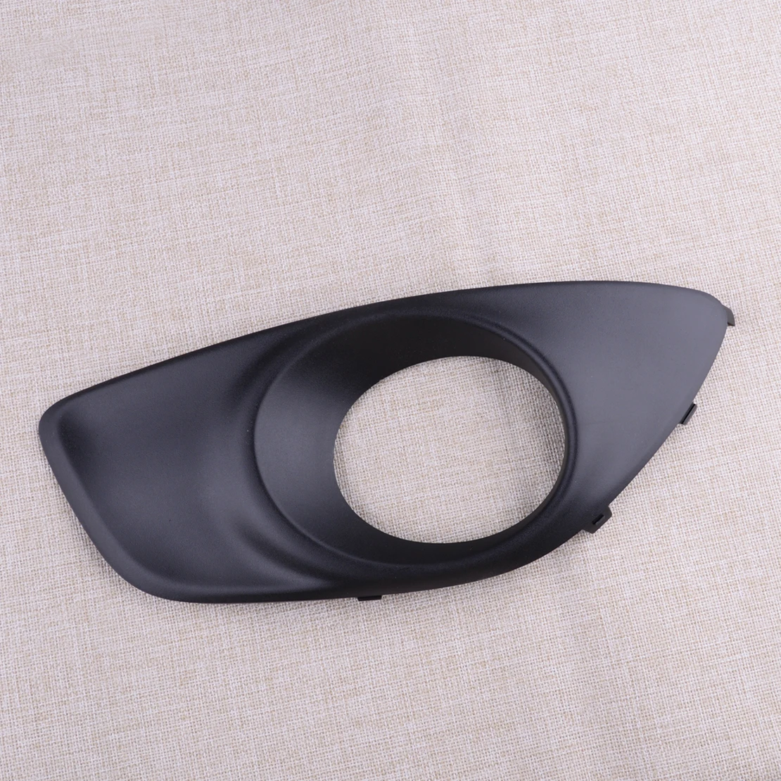 Черная пластиковая Автомобильная передняя левая противотуманная лампа задняя