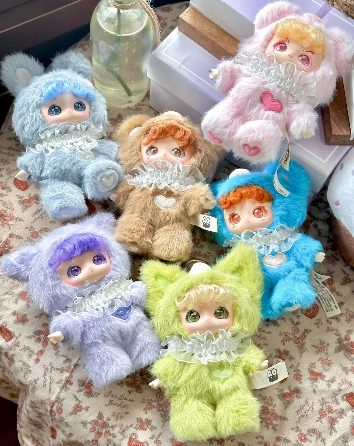 В наличии настоящая периферийная серия персонажей Wasami Ugirls плюшевая слепая