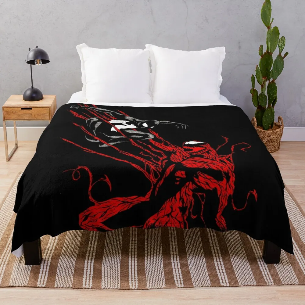 

A carnificina! Cobertor retro cobertor fazer lance