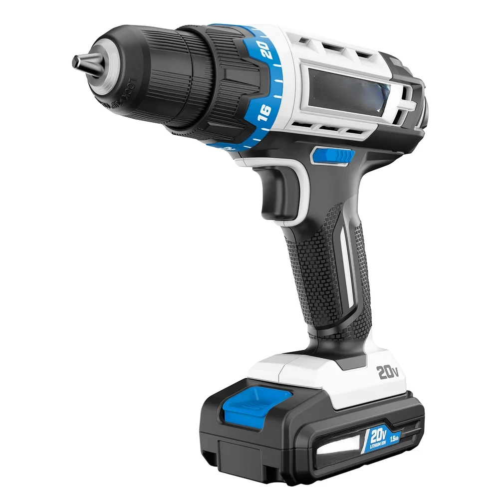 

20-Volt Cordless 3/8-inch Drill/Driver Kit (1) 20-Volt 1.5Ah Lithium-Ion Battery car accessories car products