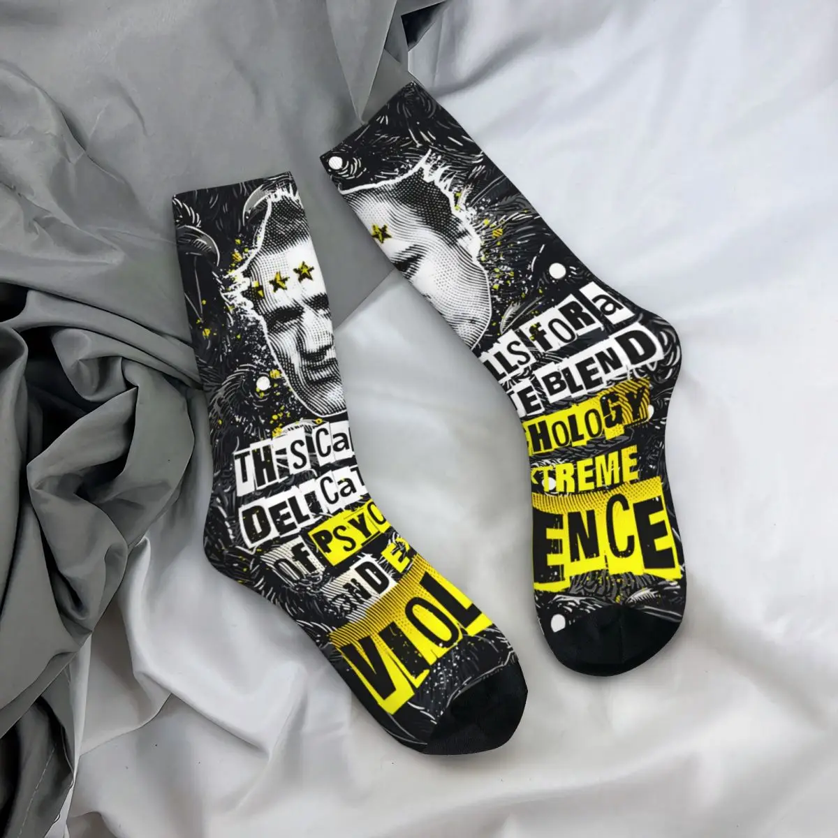 Vivian Молодежные мужские носки винтажные Harajuku Vio Lence Новинка Бесшовные короткие