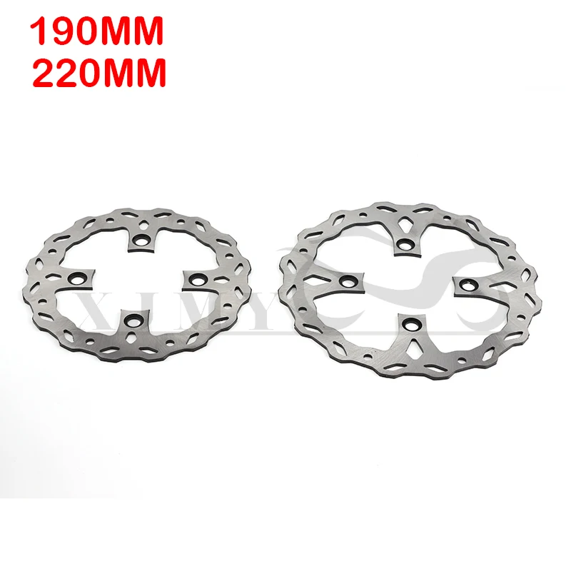 

Motorcycle 190mm 220mm Front and Rear Disc Brake Disc Rotors For 125cc 140cc 150cc 160cc Quad Pit Dirt Bike Off-road motorv